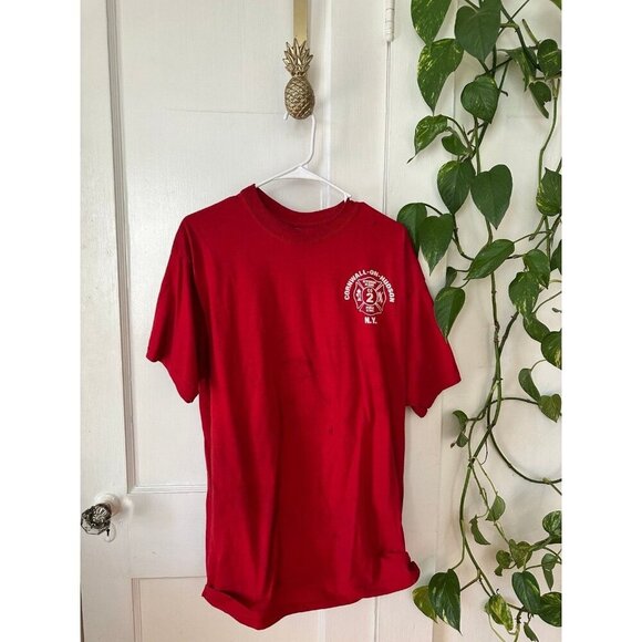 JERZEES men’s size X – large red Cornwall T-shirt - Picture 1 of 8